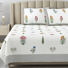 Load image into Gallery viewer, 100% Premium Cotton Printed Bedsheet- Paradise
